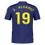 Günstige Fußballtrikots Atlético Madrid J. Alvarez 19 Auswärtstrikot 2025-26 Kurzarm
